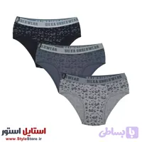شورت اسلیپ مردانه سیلکا طرح فولکس کد MNT-1986 مجموعه 3 عددی