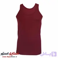 زیرپوش رکابی مردانه حجت کد Ves-20335 رنگ زرشکی