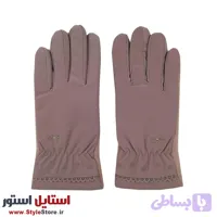 دستکش زنانه طرح پاپیون کد 1470 رنگ ارغوانی