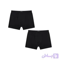 شورت مردانه پادار نخی یکتا کد 2162 بسته 2 عددی (سفید،مشکی و رنگی)