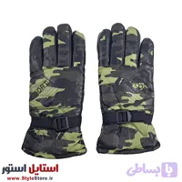 دستکش چرم مصنوعی مردانه مدل SPORT-ORIB طرح چریکی کد 1019