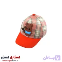 کلاه بچگانه مدل خرس فرفره ای کد 1947 رنگ نارنجی