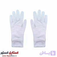 دستکش زنانه سیلکا مدل رانندگی رنگ سفید