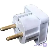 دوشاخه چهارگوش میله برنجی کوشا نگین