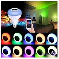 لامپ هوشمند و اسپیکر بلوتوثی مدل led music blub کد HB-61