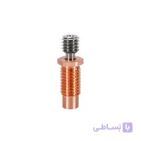 پیچ اکسترودر سوراخ دار  Bi Metal E3D V6 دما بالا