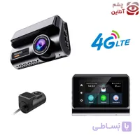 دوربین ثبت وقایع خودرو سیم کارتی دو دوربین 2K مدل TANT-4G
