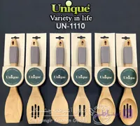 کفگیر و ملاقه تک چوبی دسته سیلیکون کد UN_1110