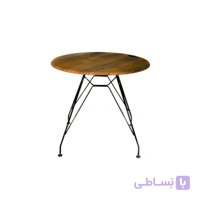 میز گرد پایه ایفلی بنیزان مدل TE530S قطر 16 میل