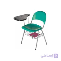 صندلی آموزشی بنیزان مدل متال پلاست با جاکتابی