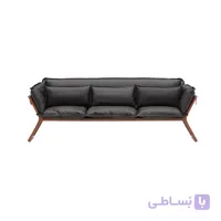 مبل تکنفره پايه چوبی نظری مدل استی