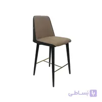 صندلی کانتر بدون دسته نظری مدل نایس پایه چوبی