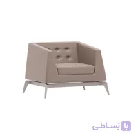 مبل سه نفره دسته دار نظری مدل کیوپس