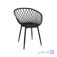 صندلی بنیزان مدل بامبو پایه فلزی استاتیک کد BA570