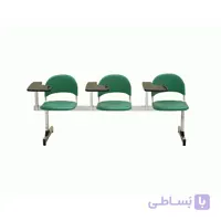 نیمکت آموزشی سه نفره نظری مدل متال پلاست