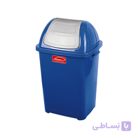 سطل زباله ناصر پلاستیک مدل 5180(2 تایی)