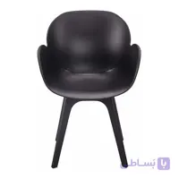 صندلی بنیزان مدل صدف پایه پلاستیکی مشکی S520