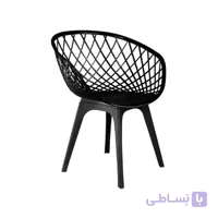 صندلی بنیزان مدل بامبو چهار پایه پلاستیکی کد BA520