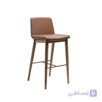 صندلی کانتر نظری مدل کامفورت پایه چوبی