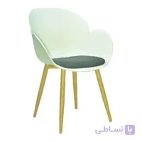 صندلی بنیزان مدل صدف پایه فلزی