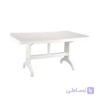 میز 6 نفره مستطیل بزرگ پلاستیکی ناصر پلاستیک کد 824