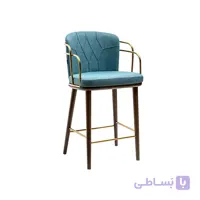 صندلی کانتر نظری مدل تورینو II پایه چوبی