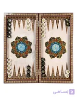 تخته نرد خاتم کاری نقاشی تذهیب طرح افروز کد 10435