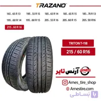 لاستیک ترازانو سایز 215/60R16 مدل TRITON T-118