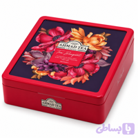 چای تی‌ بگ احمد Ahmad مدل Tea Bouquet (جعبه فلزی ۳۲ عددی)