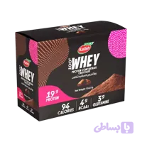 ساشه وی پروتئین 100% کاله پرو 12 عددی با طعم شکلاتی
