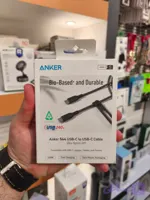 کابل شارژ سریع USB-C به USB-C انکر مدل Anker A80F6 توان ۲۴۰ وات | طول ۱.۸ متر