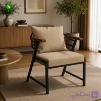 صندلی فست فودی فلزی مدل ورسا