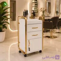 ترولی آرایشگاهی مدل بغل فلزی
