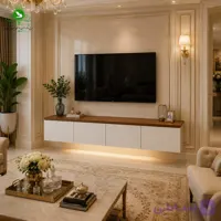 میز تلویزیون دیواری تمام MDF مدل M303