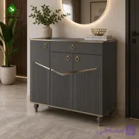 جاکفشی سه درب MDF وکیوم مدل هفتی