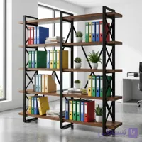کتابخانه چوبین نورا مدل Skch1