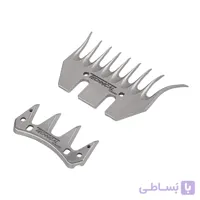 تیغه و شانه پشم چین تکنیکال سر صاف 9 دندانه