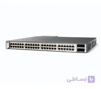 سوئیچ 10 گیگ سیسکو مدل WS-C3750E-48PD-SF