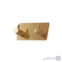 رخت آویز دو شاخه R2200-طلایی