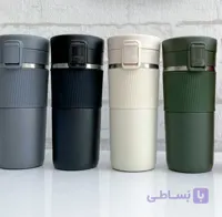 تراول ماگ دور سیلیکونی قفل دار