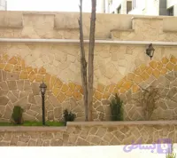 سنگ تامبل شکسته تراورتن برای ویلا