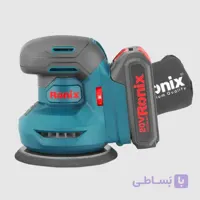 سنباده لرزان شارژی اوربیتال 20 ولت رونیکس مدل 8610
