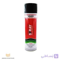 اسپری رنگ مشکی مات واکو حجم 300 میلی لیتر
