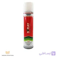 اسپری رنگ سفید مات واکو حجم 300 میلی لیتر