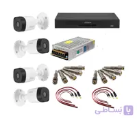 پک کامل 4 دوربین مداربسته داهوا XVR 5104 i3 | B1A21P + هدیه ویژه
