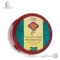 ماسک مو ترمیم کننده و آبرسان عمیق داخل حمام آرگان هاوایین سیلکی Hawaiian Silky Argan Oil Hydrating Sleek Intense Repair Mask 340g