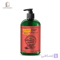 شامپو ضخیم کننده مو کرچک اسپریت Natures Spirit Pro-crecimiento Espesos Shampoo