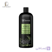 شامپو لیبل سبز موهای فر ترزمه TRESemmé Flawless Curls Hair with Coconut Oil Shampoo 828ml