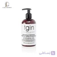 نرم کننده بعد از حمام ترمیمی و حفظ طول مو Tgin حجم 384 میل Thank God It’s Natural (tgin) Miracle RepaiRx Protective Leave In Conditioner