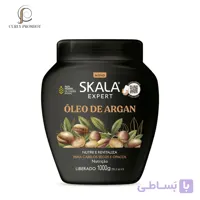 ماسک داخل حمام ترمیم و مغذی موهای خشک و کدر آرگان اسکالا Skala Expert Oleo De Argan Hair Treatment Cream 1000g